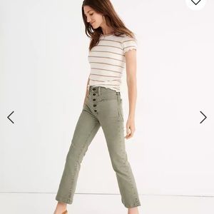 Madewell Cali Demi garment dyed boot cut jeans